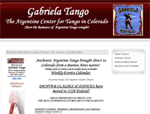 Tablet Screenshot of gabrielatango.com
